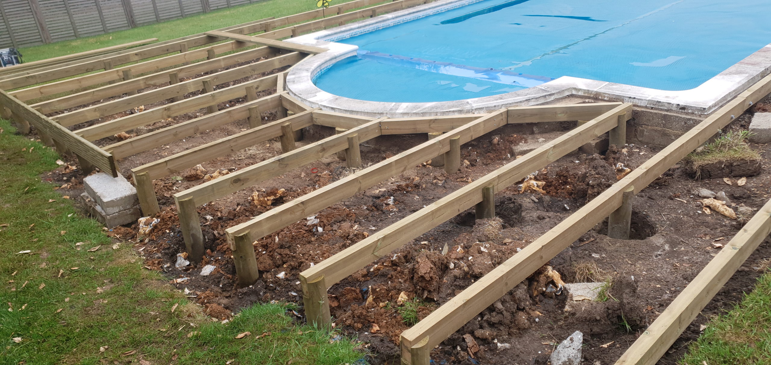 Decking Joists 100mm X 50mm 3m Or 3 6m Long Lsb Fencing